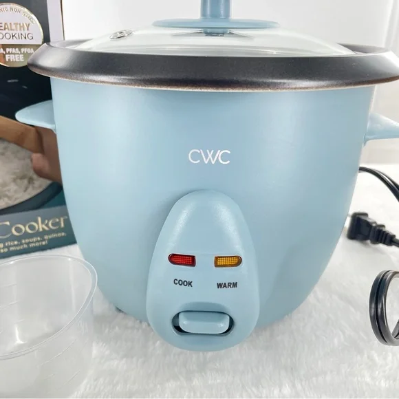 CWC Slate Blue 6 Cup Rice Cooker - Picture 2 of 6